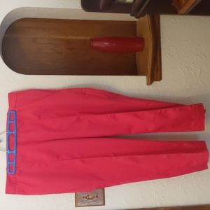 Worthington Women's size 18 Capri/ankle pants, hot pink